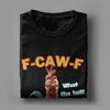Herren Lustiges Huhn F-Kräh-F Was zum Teufel T-Shirt Geflügel Humor 100% Baumwolle Oberteile Lustiges Kurzarm-T-Shirt Druck T-Shirt