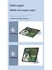 Vivopad 5 Pro 12.1\" Magnetic Tri-Fold Case with Pen Slot - Transparent Frosted Soft Shell