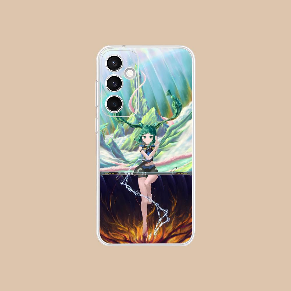 Zenless Zone Zero QingYi Phone Case for Samsung Galaxy S25 S24 S23 S22 S21Plus FE Ultra Clear Colorful Cover Pretty Cellphones