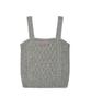 WACKY WILLY Women'S Cable Knit Bustier Grey