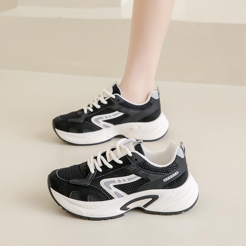 

CRLAYDK Summer Womens Chunky Sneakers Tennis Walking Breathable Mesh Shoes Comfortable Ladies Casual Sports Dad Trainers 35