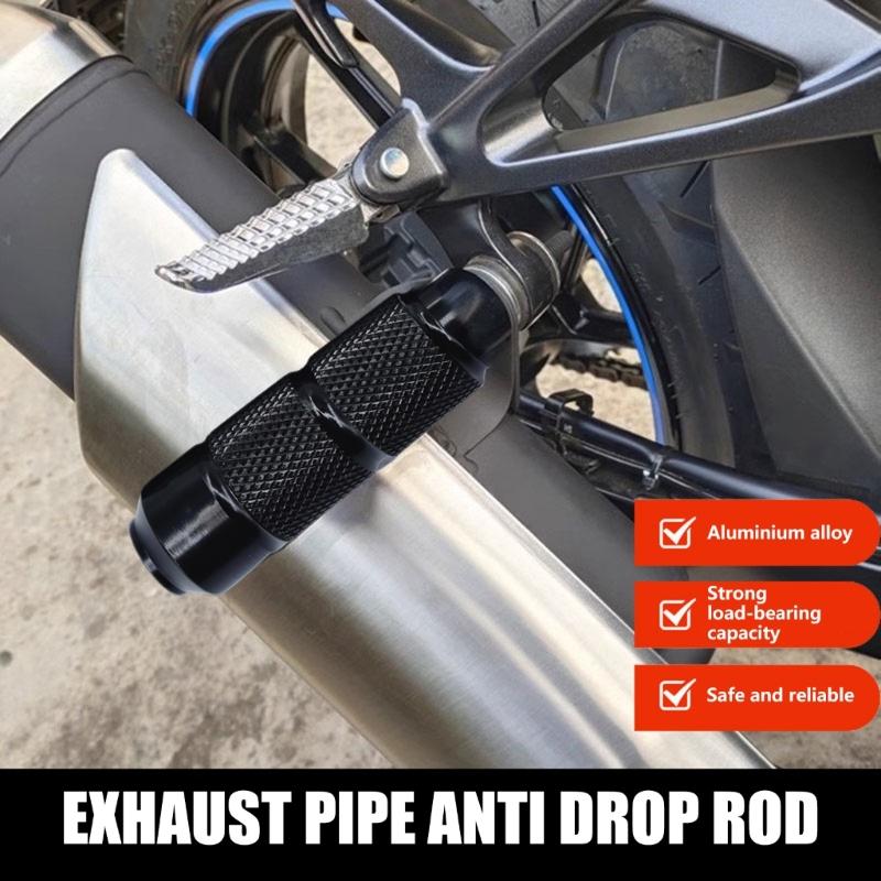 Aluminum Motorcycle Footpegs Rearset Foot Rest Peg Pedal with Nonslip Surfaces & Comfortable Grip for Enhanced Stability