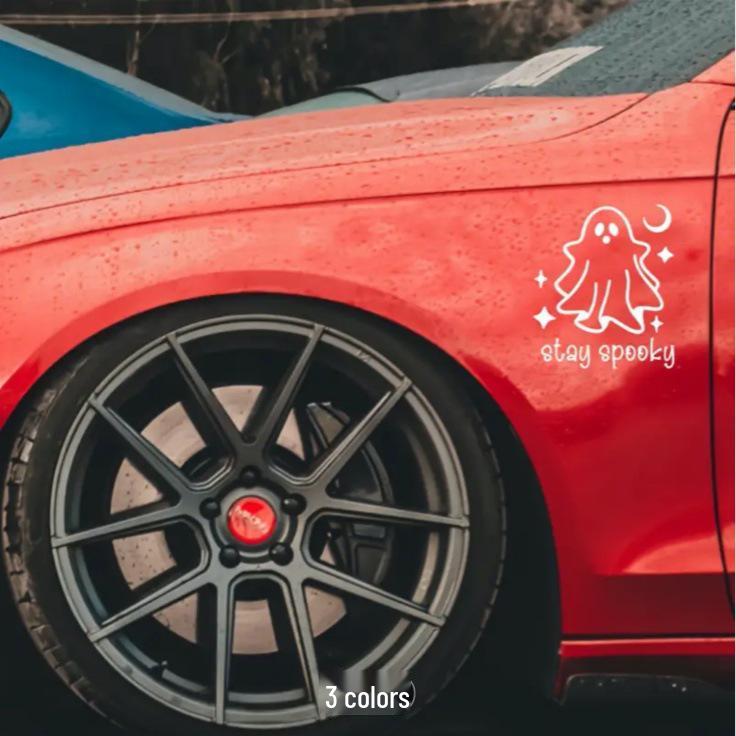 Cross-Border Halloween 'Don't Fear the Ghost' Vinyl Sticker for Cars & Laptops