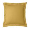 Combed Cotton Percale Pillowcase "Julian" All Sizes Pure Cotton - Julian Mango - - Julian Mango - Pillowcase 65