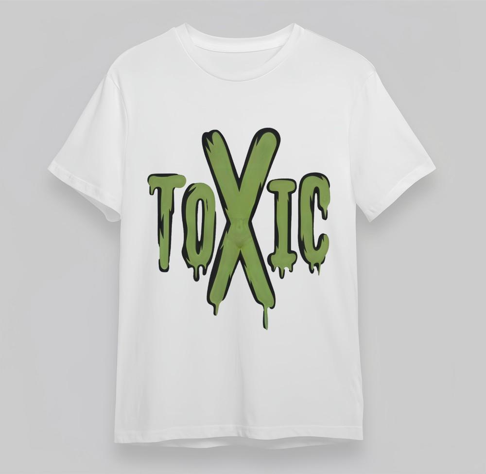 

Men s Toxic Meltdown Graphic Tee Dripping Green Text Art Unisex Plus Size Top S