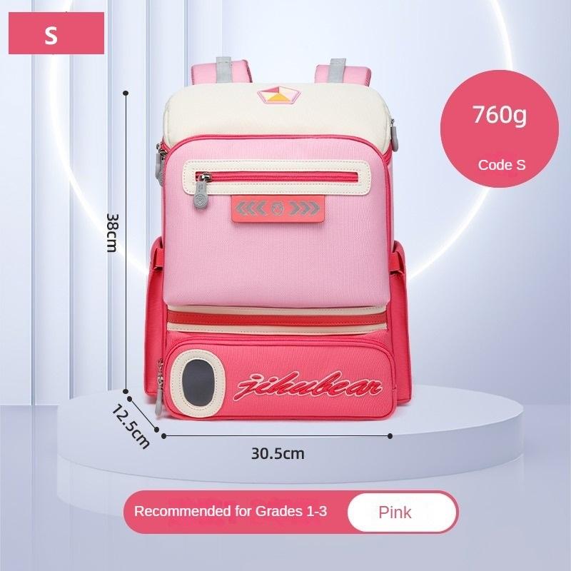 Lightweight Spine Protection Backpack for Primary School Kids Ergonomic Schoolbag