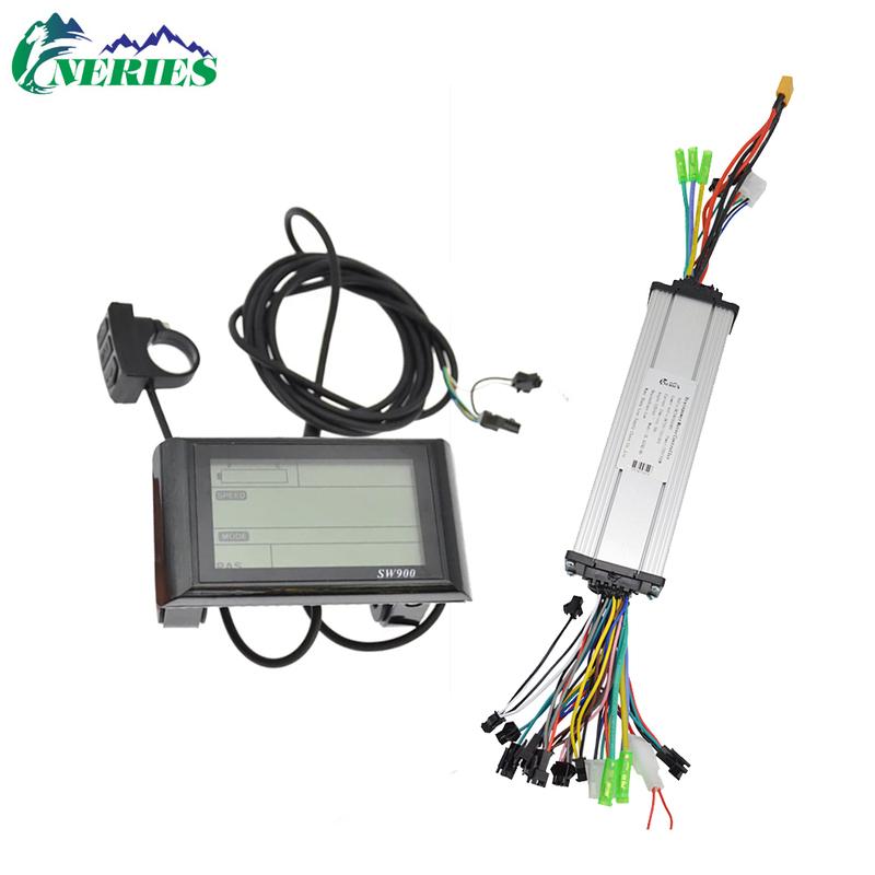 24V 48V Electric Bicycle 28A Brushless Motor Dual Drive Controller LCD Display Intelligent Control Multiple Specifications
