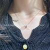 Baojia Diamond Little Waist Unisex Clavicle Necklace