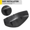 Side Wing Mirror Cover For Infiniti G37 2008-2013 G25 11-12 Q40 2015 Q60 14-15 Gloss Black /Carbon Fiber Rearview Mirror Cap