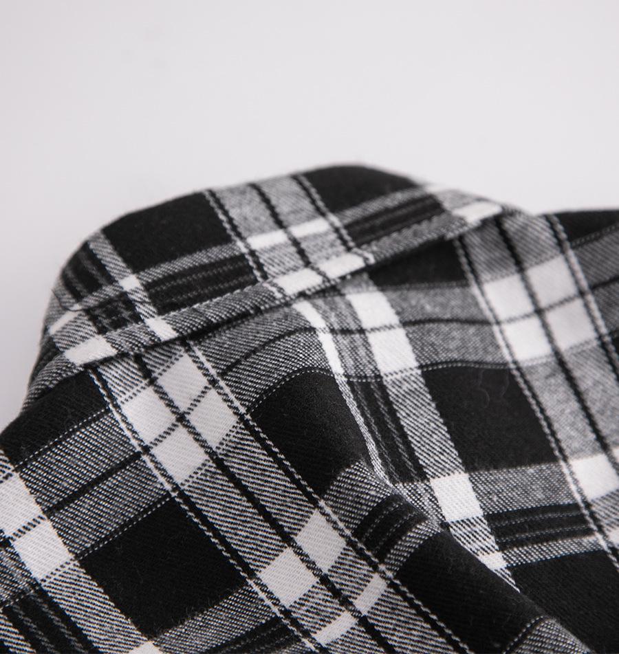 Children's Korean Style Plaid Fleece-Lined Shirt - Autumn/Winter Long Sleeve Cardigan for Boys (2023)