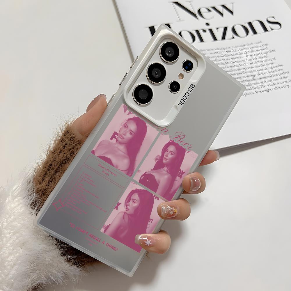 

M-Madison BeerS Singer Phone Case For Samsung Galaxy S25 Edge S24 S23 S22 S21 S20 Ultra Funda Silicone Silver Cover Galaxy S24plus