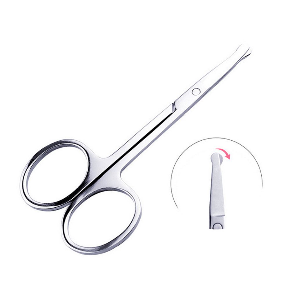Hot Curved Fashion Beauty Tool Stainless Steel Nose Hair Scissors Ear Facial Trimmers