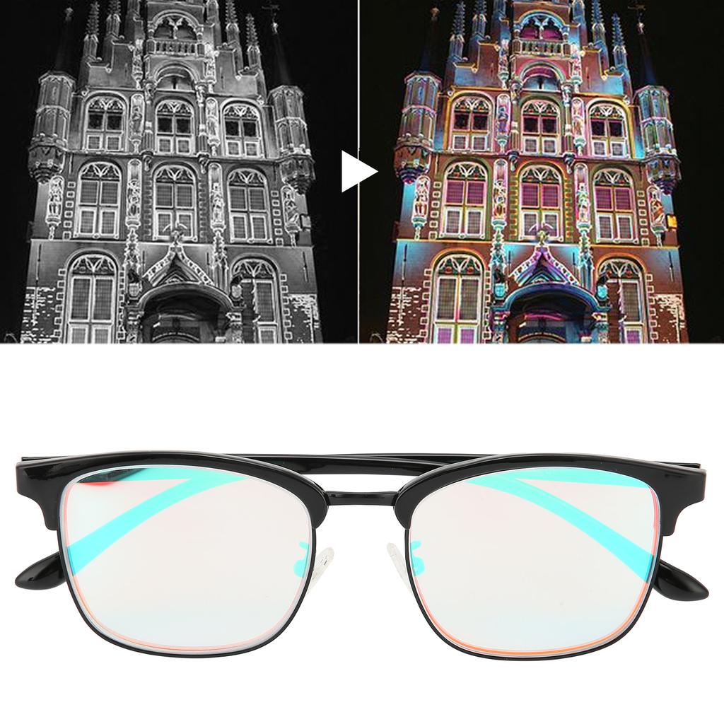 Rot-Grün-Farbenblindheitsbrille Modische Blendschutz-Unisex-Farbenblindheitsbrille