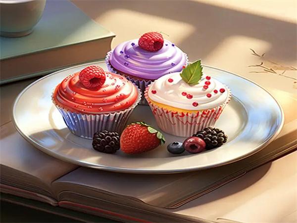 Full Square Round 5D Diamond Painting Coffee Cake Home Decor Embroidery Mosaic Food Landscape Wall Art