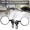 2Pcs Full Angle Motorbike Handlebar Mirror Round Blind Spot Mirrors  Motorcycle Accessories