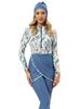2022 Muslim Ladies' Conservative Zipper Swimsuit with Chest Pad