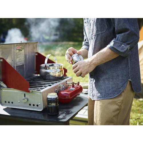 Thermos Outdoor Series Insulated Can Holder for 350ml Cans, 2-Way Type, Stainless Steel, ROD-002 S