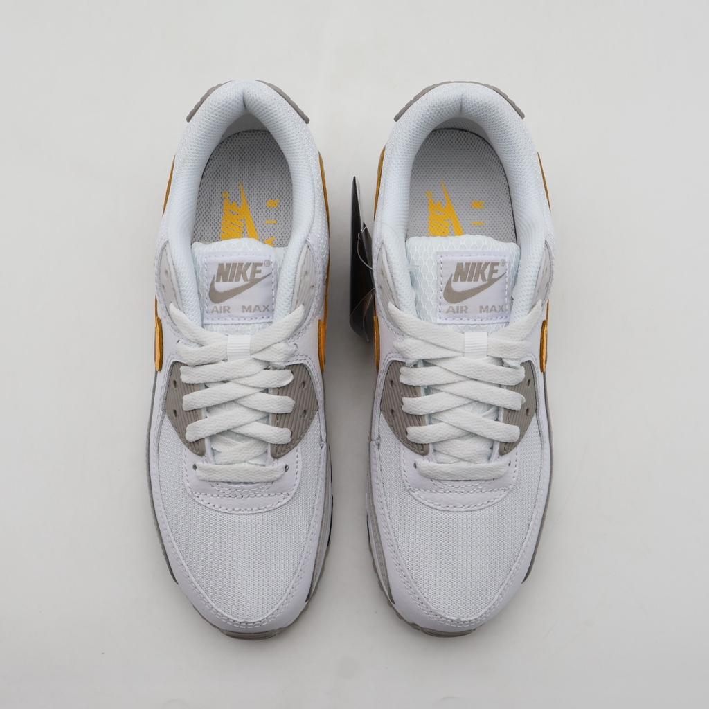 DM0029-119 Nike Air Max 90 White College Grey Vast Grey Laser Orange (Men's)
