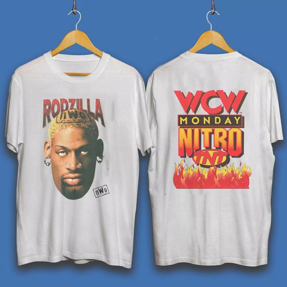 

SALE.!!! 90 s Rodzilla T-Shirt Dennis Rodman Tee 1998 S