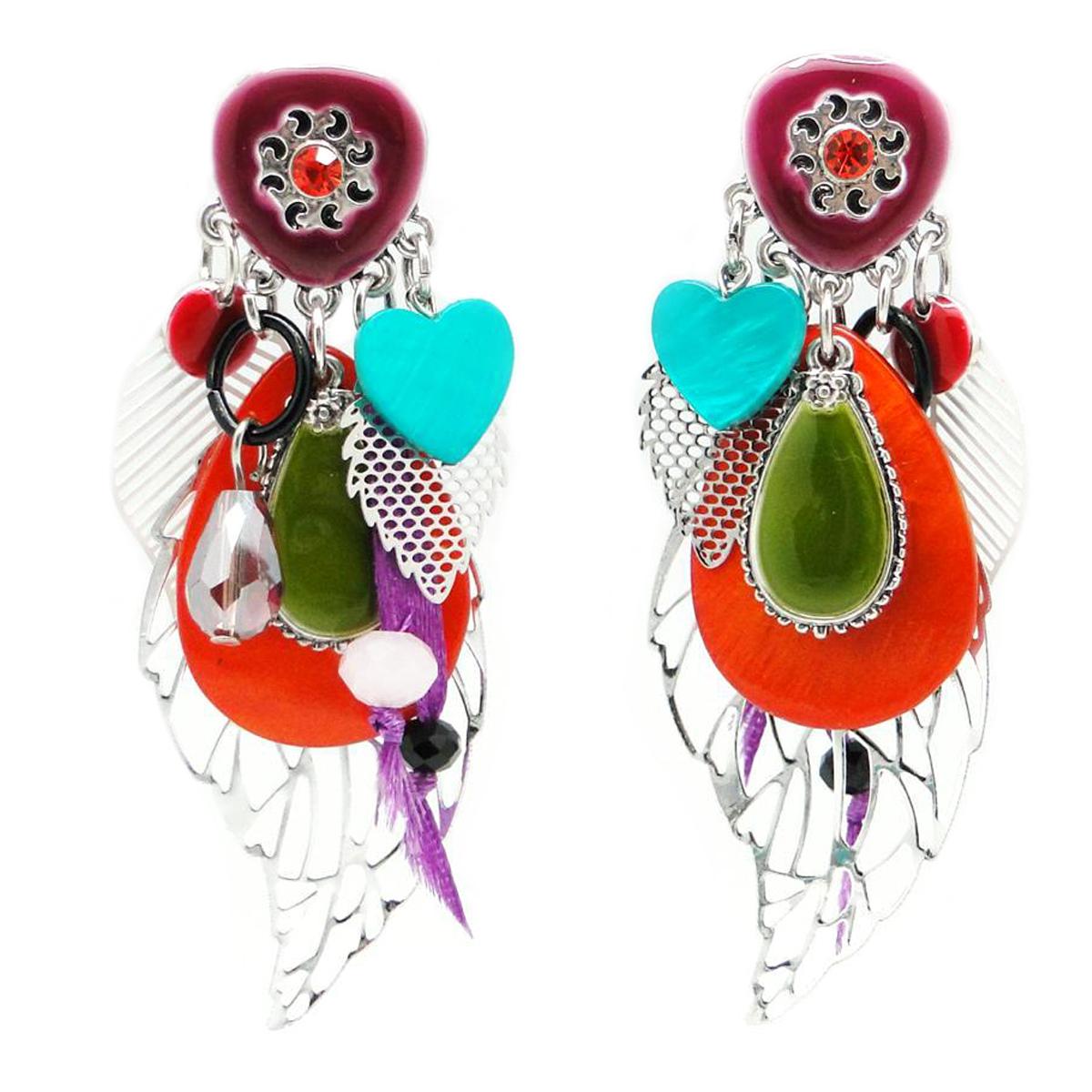 

Les Trésors De Lily [Q1259] - Clips créateur Lilipoupettes multicolore argenté - 70x30 mm