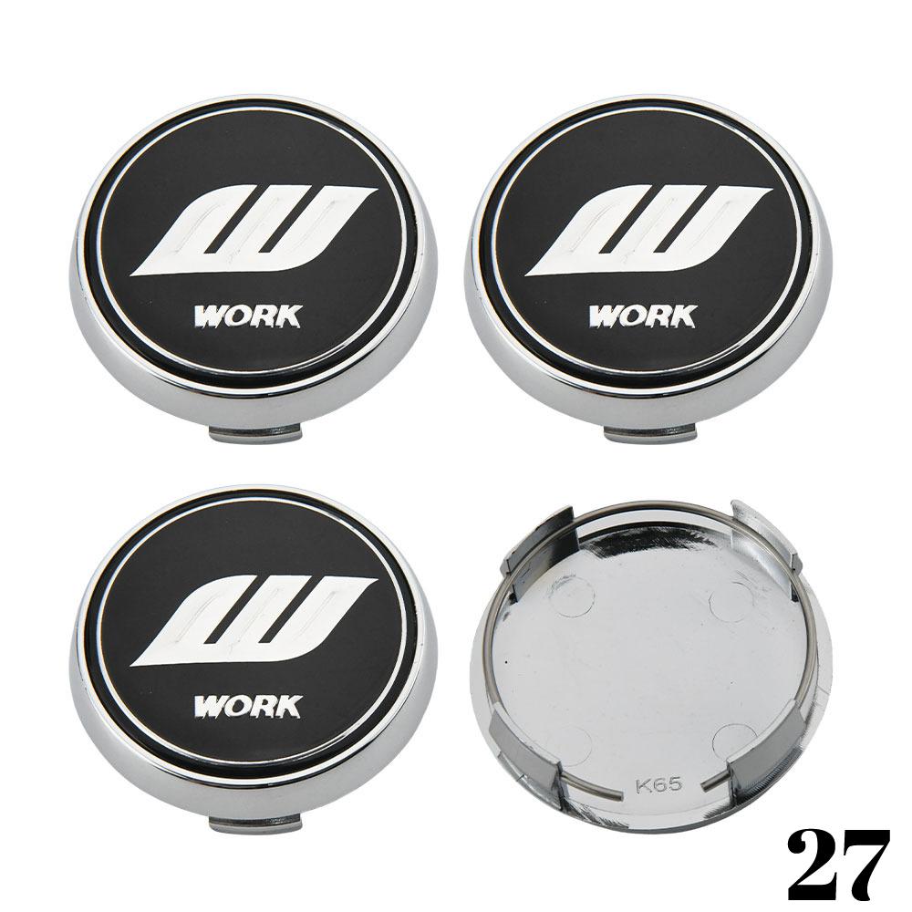 WORK EMOTION Wheel Center Cap 65mm VS EQUIP MEISTER Emblem Sport Rim Hubcap 66mm Wheel Cover Cap 68mm Car Styling Accessories