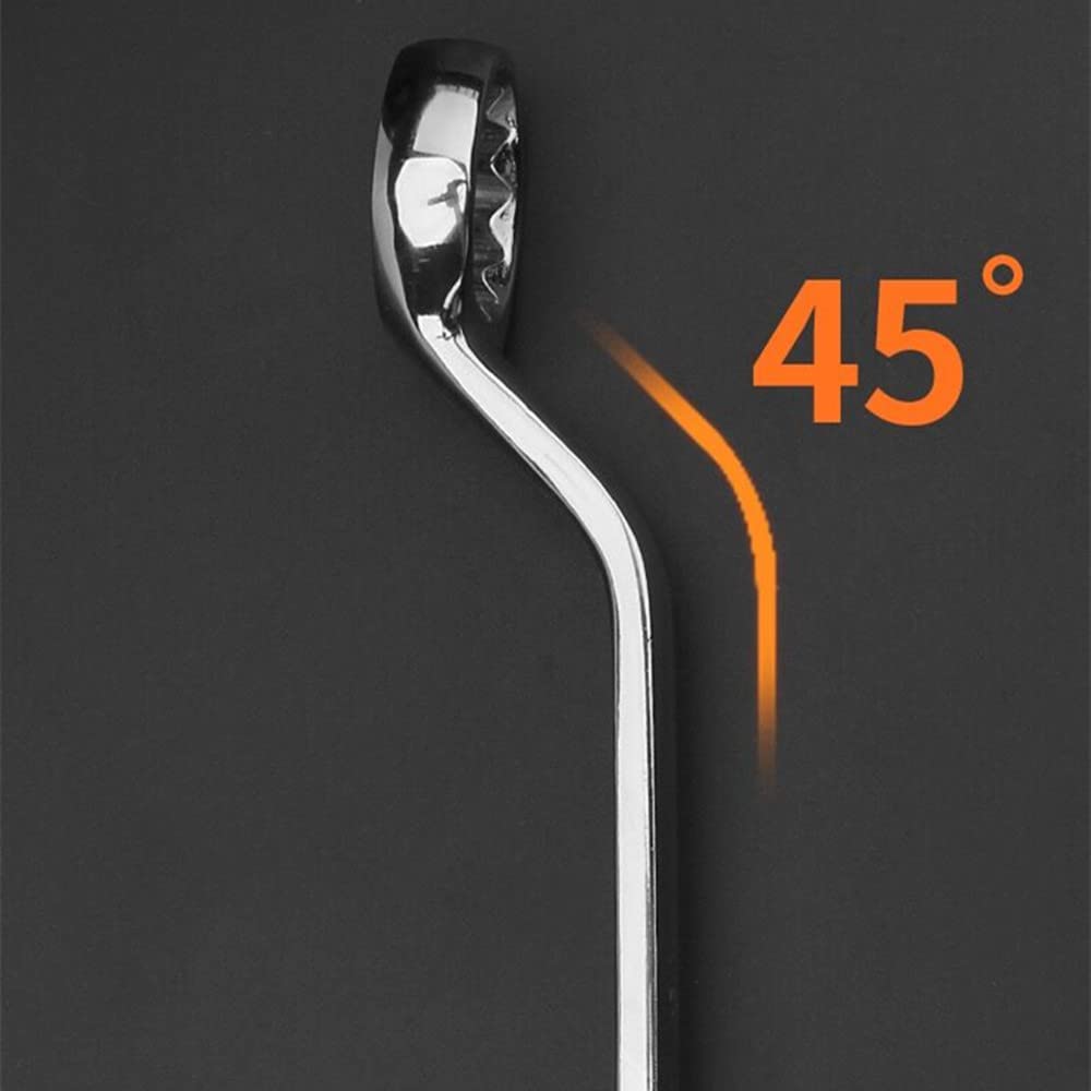 wrench steel x 28 Double-ended open-end (45°) CR-V (25 mm)