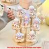 Figures Display Wooden Stand Flower Shelf Organizer Cabinet Cute Dolls Storage Rack Holders Decoration for Home Office