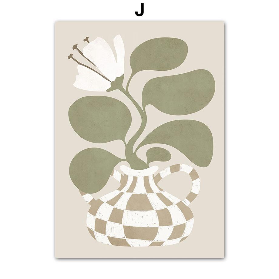 Flowers Coral Butterfly Shapes Abstract Wall Art Canvas Painting Nordic Posters And Prints Wall Pictures For Living Room Decor