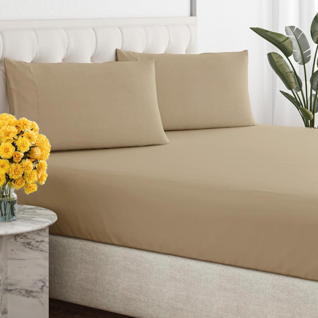 Simple Solid Color Pattern Mattress Three-Piece Digital Printing Mattress Bedding Set Adult Children
