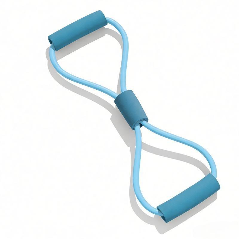 Yoga Sport Wrist Guard Elastic Wrist Band Badminton Professional Wrist Guard 8 Shape Resistance Band Open Back Fitness Equipment синий