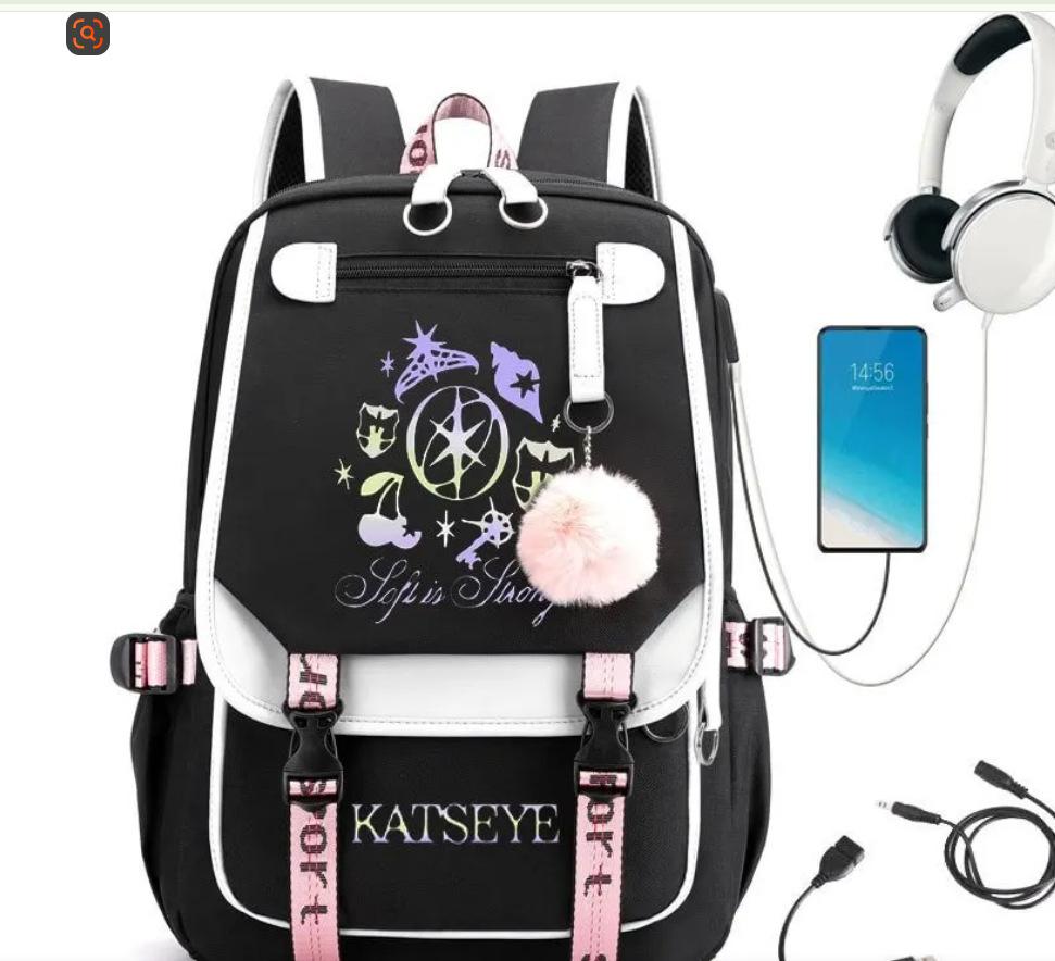Backpack, Various Styles, Cartoon Heat Transfer, Digital Printing, Backpack, Large-Capacity Student Schoolbag