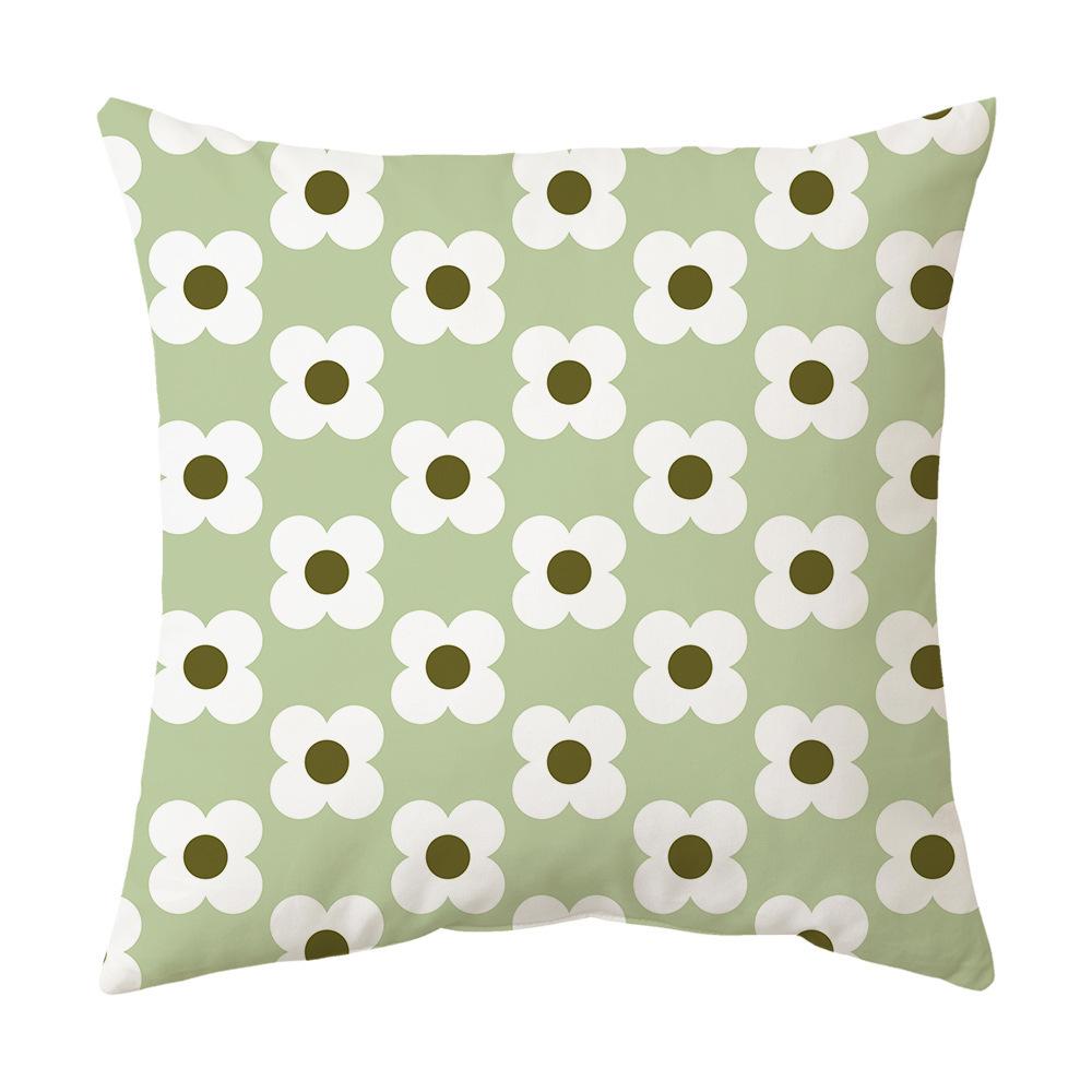 Blommigt kärleksmönster Kuddöverdrag Heminredning Soffkuddfodral Elegant Avtagbart Tvättbart Kuddöverdrag Kudde