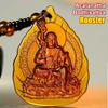 Ice Yellow  Lucky Pendant Long Sweater Necklace Manjushri Amitabha Tibetan Buddhism Religion Amulet Necklaces Unisex Gift