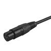 dyhngnfc Mini XLR Male to XLR Female Speaker/Mixer/Microphone Cable, Audio Extension Cable, XLR Canon Female to Mini XLR Canon Male Converter Cable (1