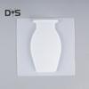 3/6Pcs Wall Mount Silicone Vase Reusable Self-Adhesive Home Office Indoor Refrigerator Window Wall Hanging Plants Flower Vase Sticker Decoration