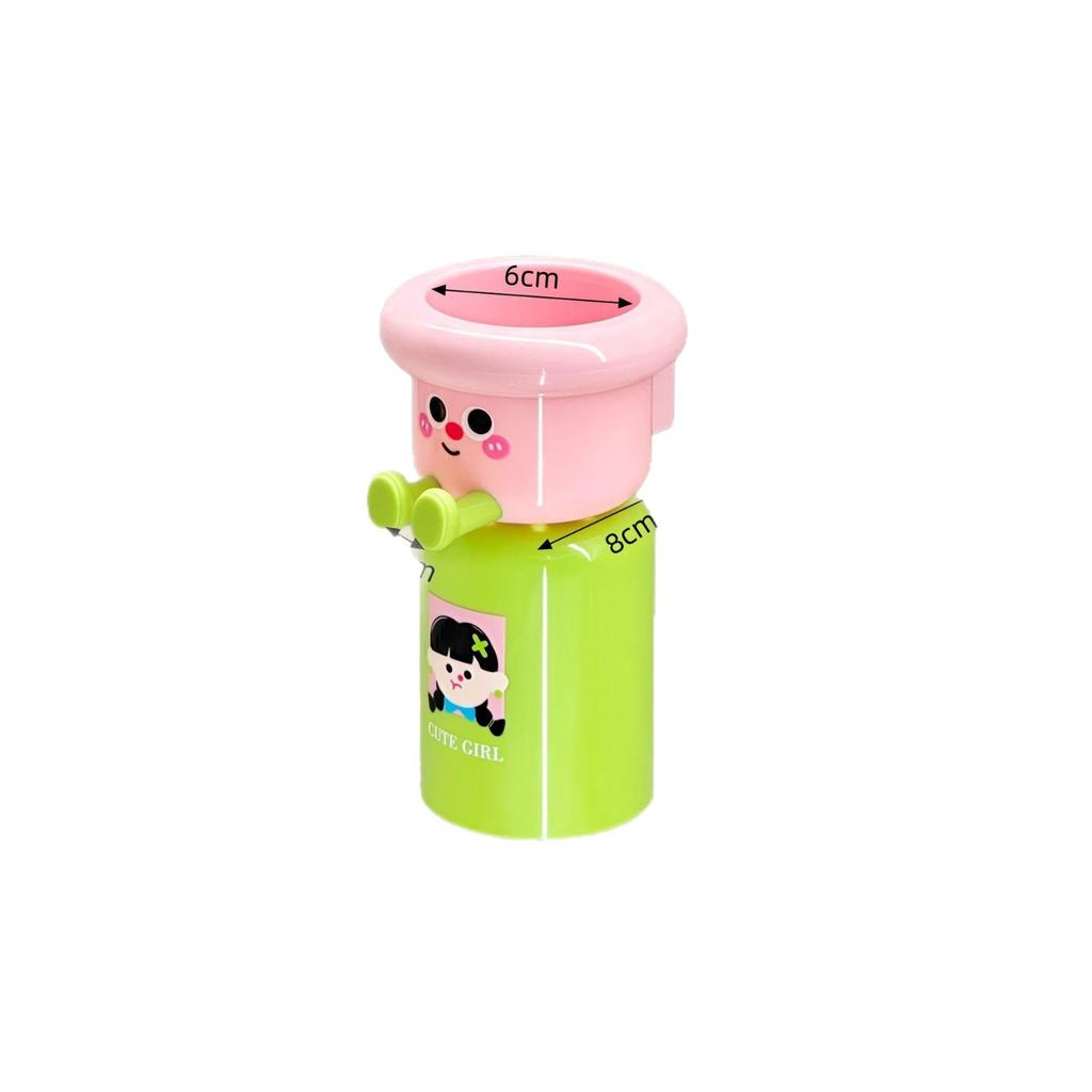 Dopamine Magnetic Toothbrush Cup Holder Electric Toothbrush Holder Large with Mouthwash Cup Magnetic No Punching Household Bathroom