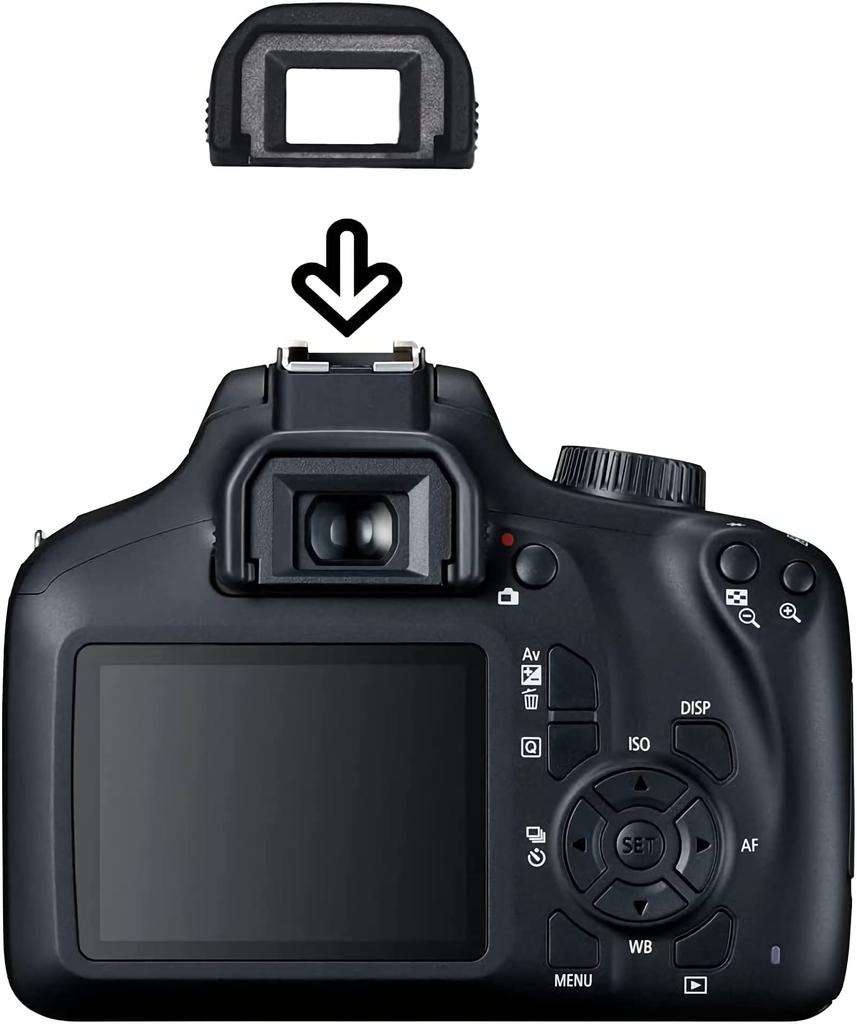 By Set of 2 EF Compatible Eyecups for Canon EOS EOS F DX Compatible Canon Eyepieces with Hot Shoe Cover and Level [Photo Me] Eyepieces, 9000D, 8000D,