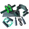 5-Piece Fitness Set: Ab Wheel & Push-Up Bars for Comprehensive Core Training
