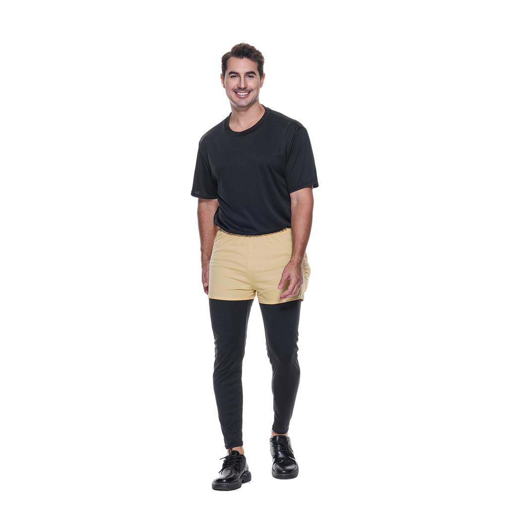 Weihnachts Schwangerschaftskostüm Falscher Bauch für Halloween Bühnenauftritt mit Polyesterstoff für Erwachsene