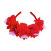 Valentines Headband for Woman with Heart Flower Delicate Headbands Anti-Slip Headbands Sweet Hairbands Prom Supplies