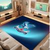 Crystal Palace Football Print Crystal Velvet Rug, Comfortable Water Absorbent Non Slip Indoor Floor Carpet
