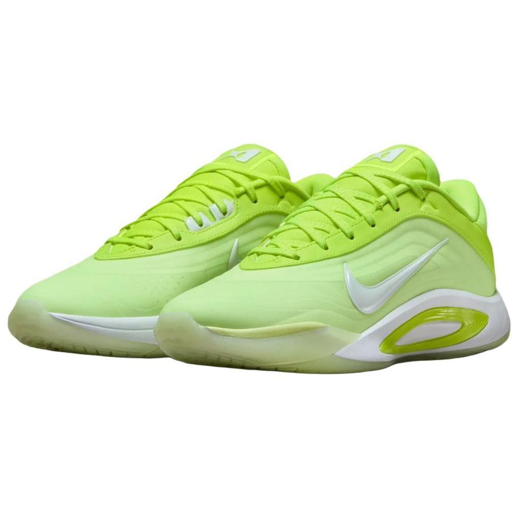 Nike Womens A'One 'Volt' (women's sizes) Volt / White-Barely Volt Basketball Shoes FZ8605 702