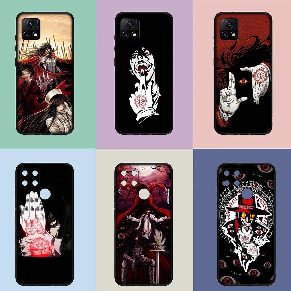 Hellsing Alucard Anime Cover Phone Casing for Xiaomi Redmi Note 11 10 9 8 Pro 9S 10S 11S 9A 9C NFC 9T 10A 10C 8A Soft Case