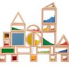 Sensorisches Holzbaustein-Set Acryl Regenbogen Bauspielzeug Geeignet für Kinder-STEM-Lernen Geschenk Regenbogen Stapelstein Spiel
