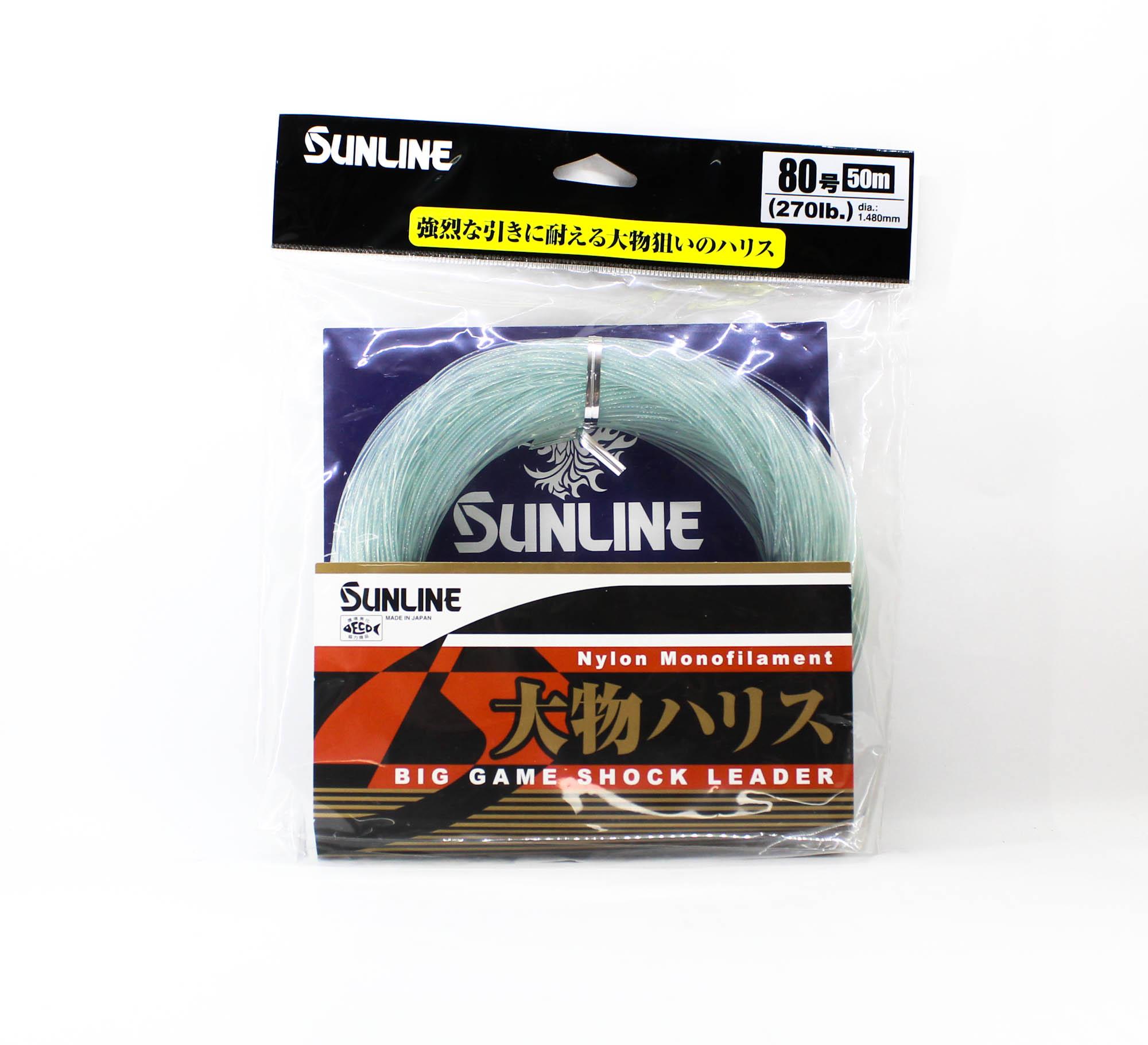 

Sunline Nylon Leader Big Game Shock Leader 50m #80 270lb 1.48mm (6108) чистый