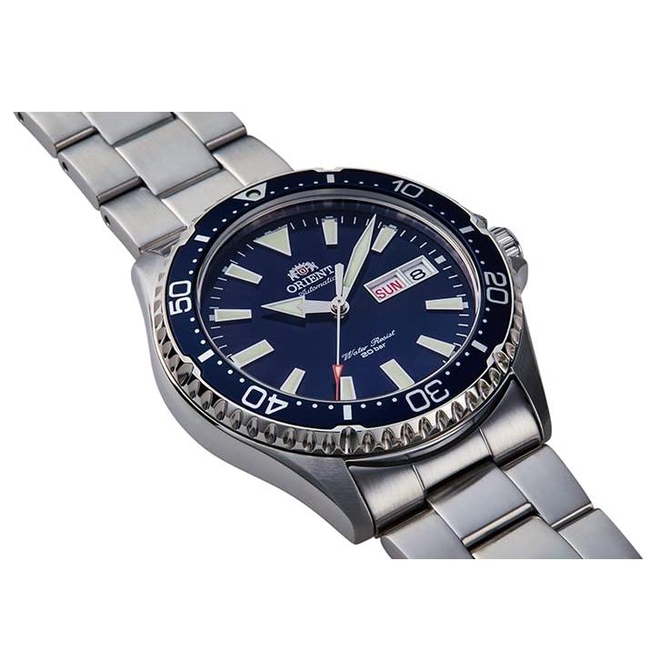 Orient Mako Automatic Men's Dive Watch Navy Blue RN-AA0002L - Mechanical Self-Winding with Warranty