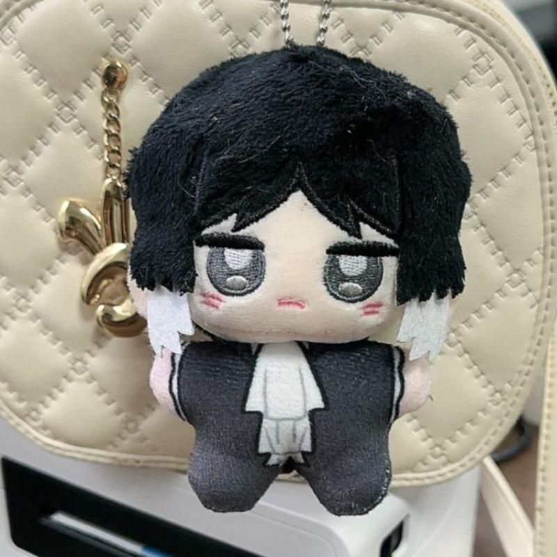 Anime Kawaii Bungou Stray Dogs Plüsch Schlüsselanhänger Dazai Osamu Nakahara Chuuya Weiche Kuscheltiere Geburtstagsgeschenk 10cm Anime Plüsch 10cm