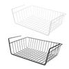 Hanging Under Shelf Storage Iron Cabinet Closet Desk Home Kitchen Hanging Mesh Basket Wire Bookcase Shelf Block Rack Organizer