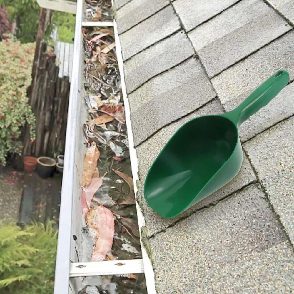 Skopdesign Rännsamlare Skopa Stor Kapacitet Takfotsskovel Takverktyg Lövinsamling