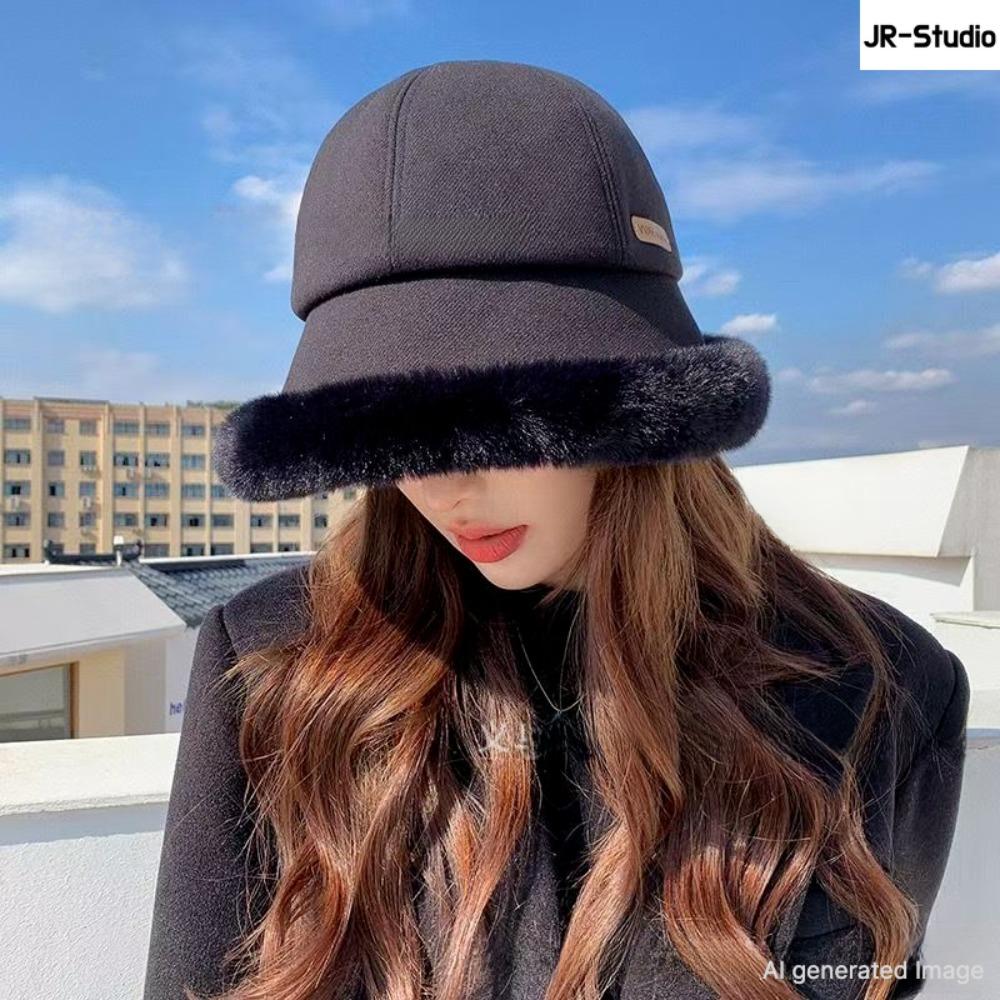 Winter Knit Trapper Hat Fleece Lined Thickened Earflap Beanie Windproof Warm Cold Weather Cap
